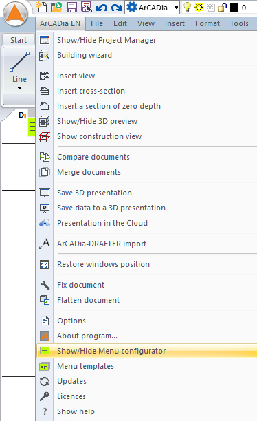 Changing the ARCADIA 11 Interface Changing the ARCADIA 11 Interface